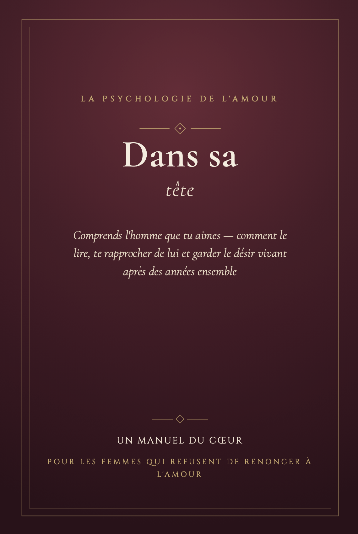 Dans sa tête — édition pour les femmes