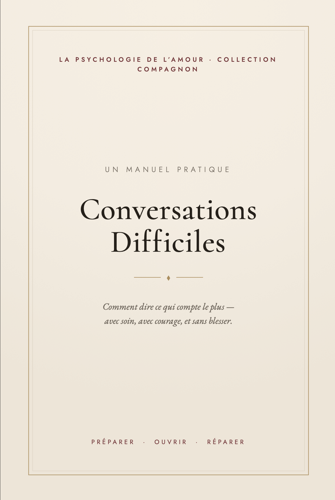 Le Manuel des Conversations Difficiles couverture